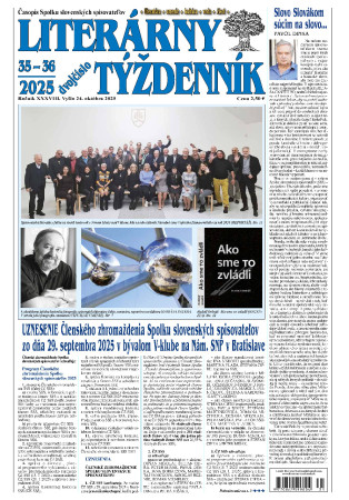 Literárny týždenník 35 – 36/2025